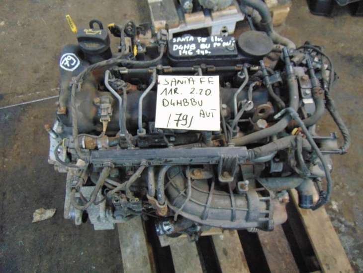 Hyundai Santa Fe II Lift Silnik 2.2crdi D4hb Blok Wtryskiwacze