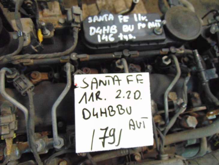 Hyundai Santa Fe II Lift Silnik 2.2crdi D4hb Blok Wtryskiwacze - obrazek 6
