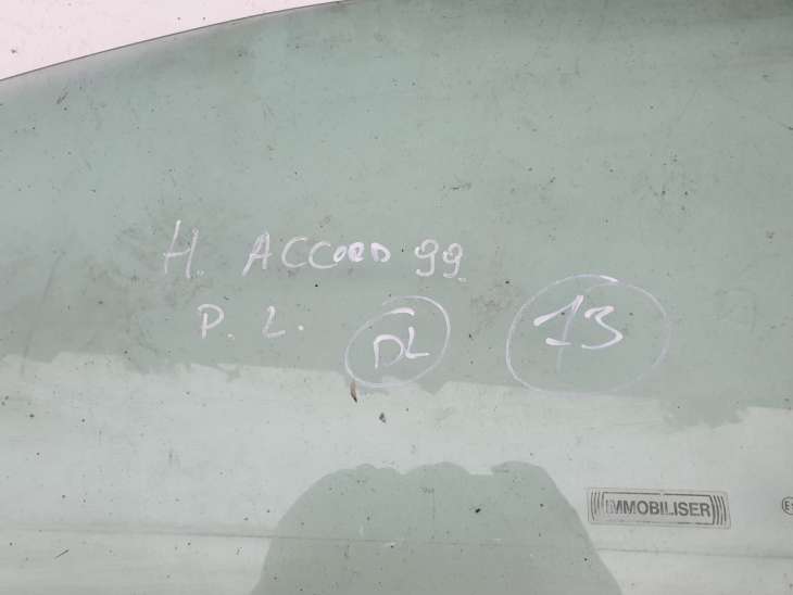 Honda Accord VI 1999r Szyba Boczna Drzwi Lewa Przednia Przód - obrazek 2