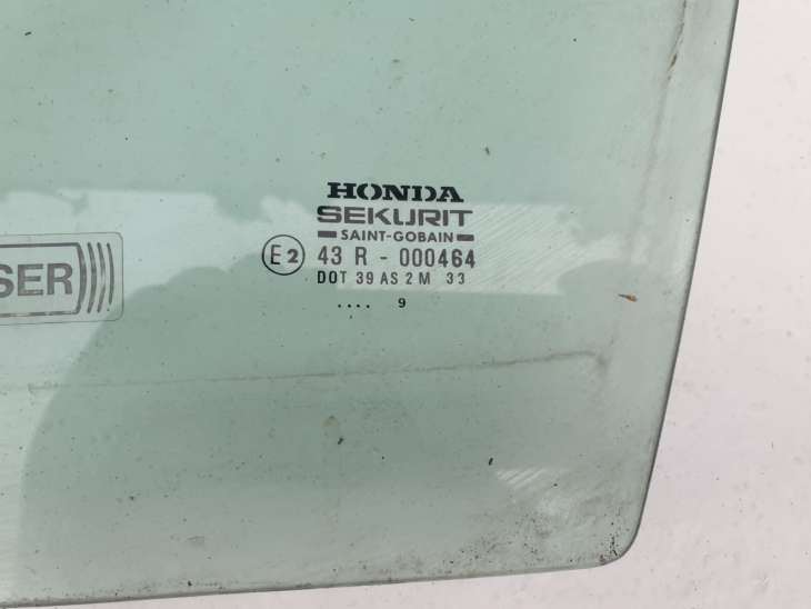 Honda Accord VI 1999r Szyba Boczna Drzwi Lewa Przednia Przód - obrazek 3