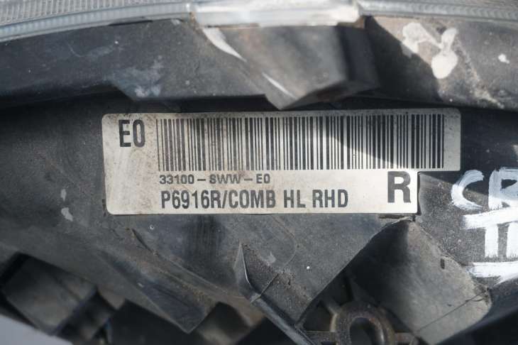 Honda Cr-V III Lampa Prawa Przednia 33100-Sww-E0 Uk Nr.10 - obrazek 6