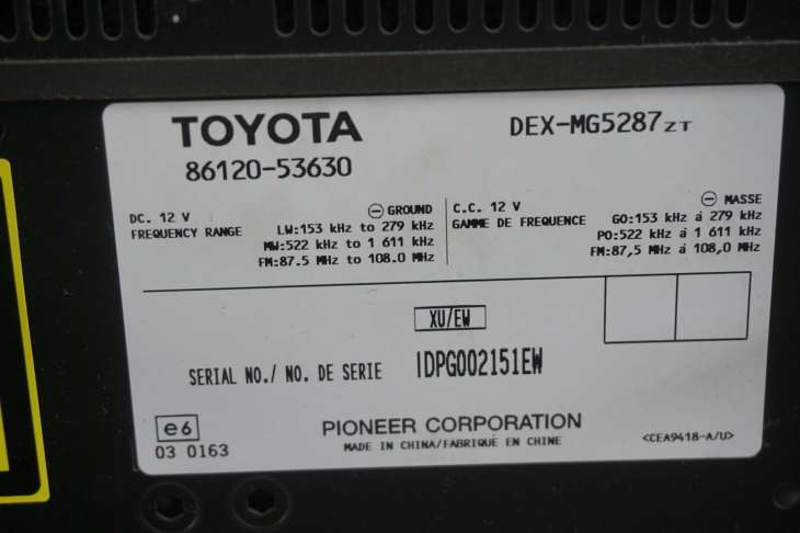 Lexus Is220 Is250 II Radioodtwarzacz 86120-53630 - obrazek 6