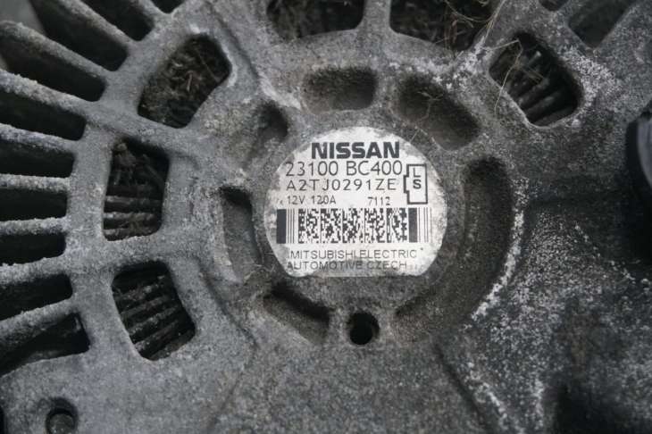 Nissan Note E11 Alternator 23100bc400 1.6benzyna - obrazek 3