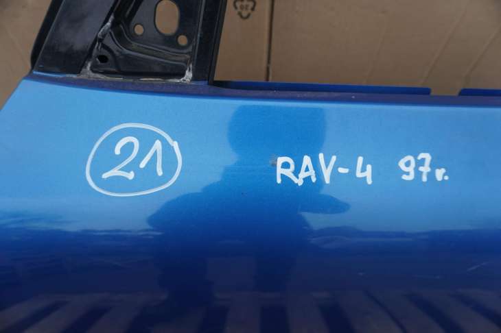 Toyota Rav4 Rav-4 I Drzwi Lewe Przednie Niebieskie 1997rok - obrazek 2