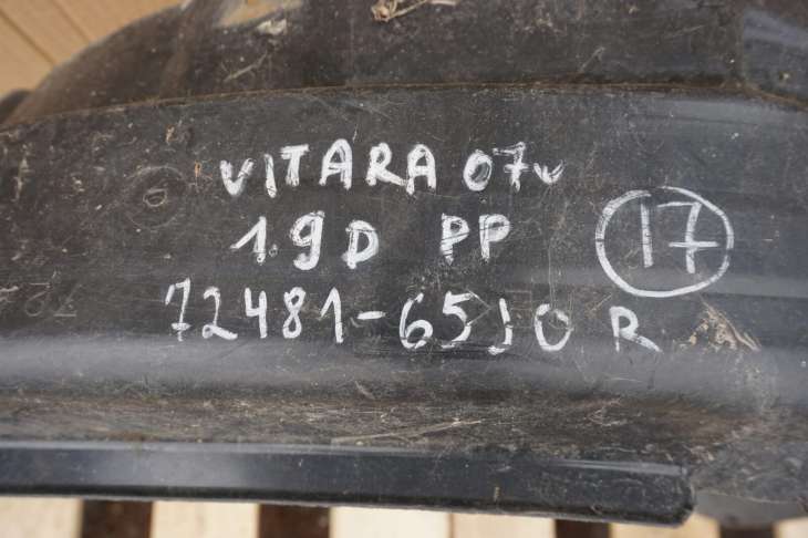 Suzuki Grand VItara II Nadkole Prawe Przednie 72481-65j0 Nr.17 - obrazek 2