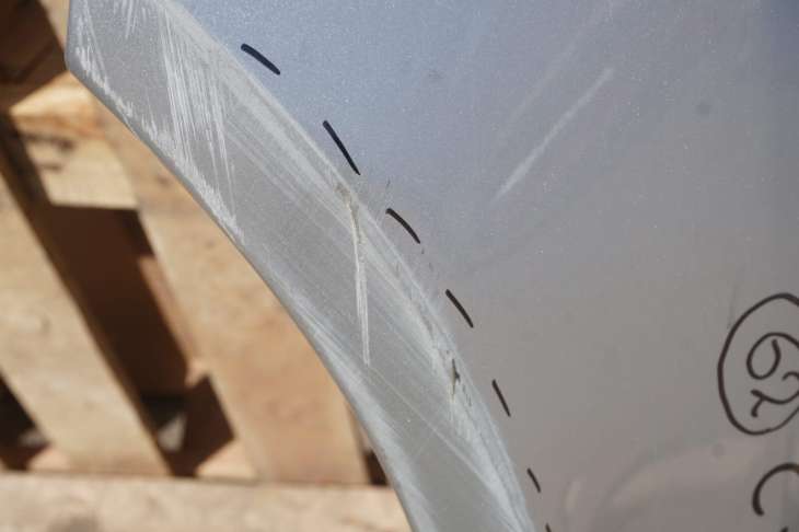 Subaru Legacy IV Błotnik Lewy Przedni 39d Srebrny 2004-2006rok - obrazek 4