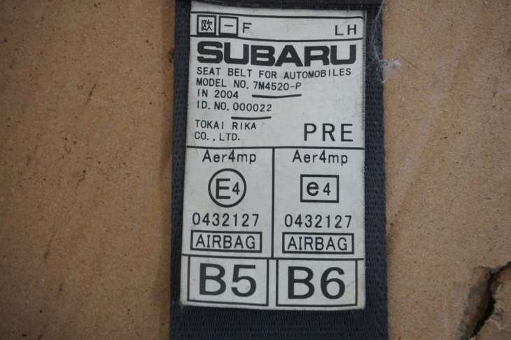 Subaru Legacy IV Outback Bl Poduszki Powietrzne Airbag Konsola 98221ag060 - obrazek 6