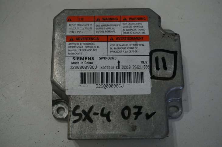 Suzuki Sx4 Moduł Poduszek Powietrznych 38910-79j21 5wk43632c