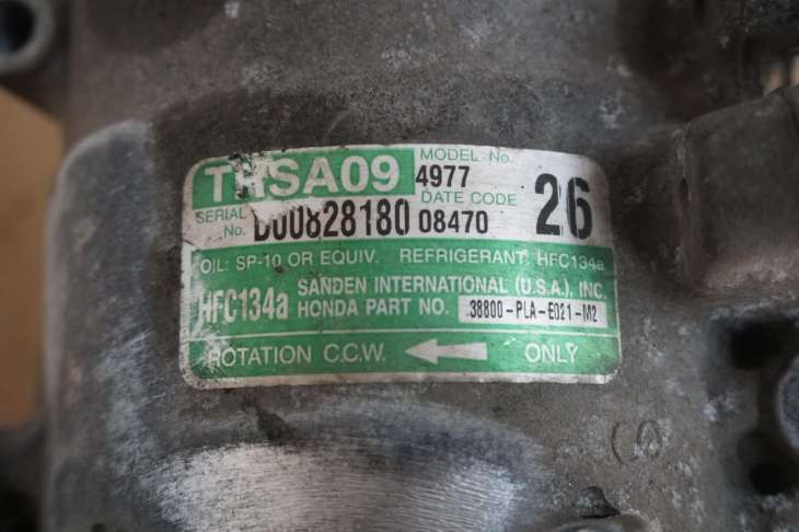 Honda CIVIc VII Sprężarka Kompresor Klimatyzacji Trsa09 38800-Pla-E021-M2 Nr.12 - obrazek 4