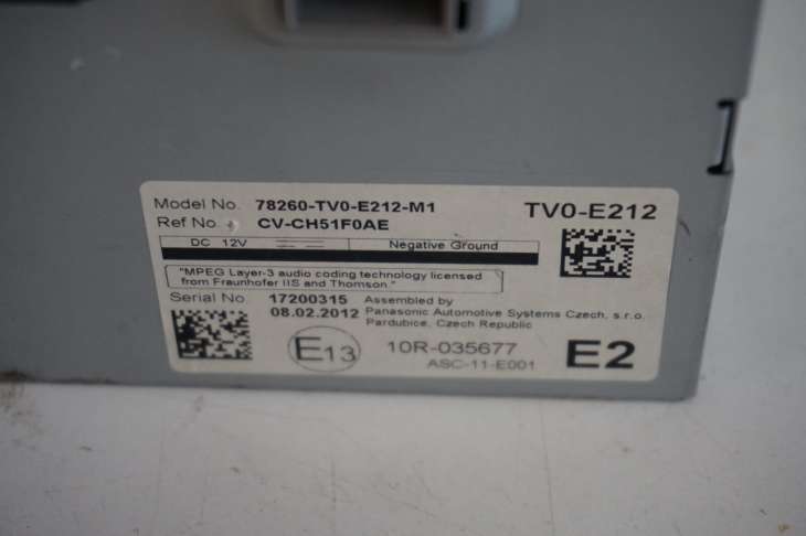 Honda CIVIc IX 2012r 2.2 Diesel Licznik Zegar Wyświetlacz Hr0406004 78260-Tv0-E212-M1 Nr.121 Uk - obrazek 5