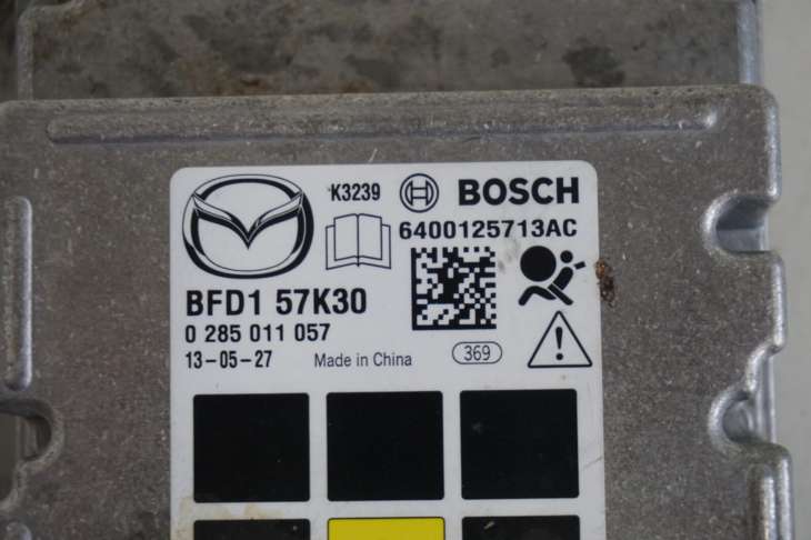 Mazda 3 Bl 2.2 Diesel Sterownik Poduszek Airbag Bfd157k30 0285011057 Nr.213 - obrazek 4