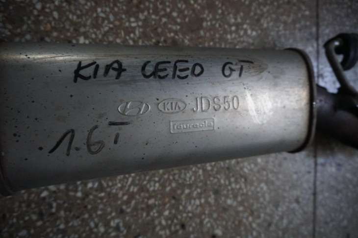 Kia Ceed II Gt Tłumik Układ Wydechowy Katalizator U2btb3 Jds50 - obrazek 3
