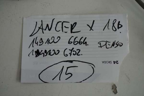 MITSUBISHI LANCER VIII X 2009R 1.8B SONDA LAMBDA 149100-6664 149100-6702 KOMPLET NR.15 - obrazek 2