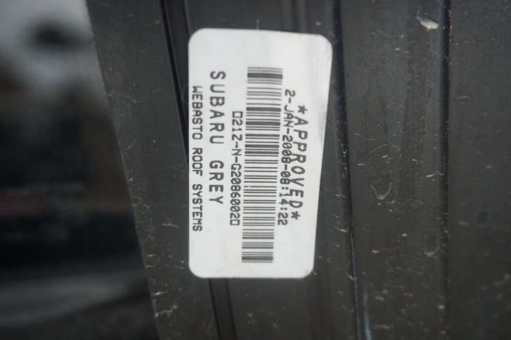 SUBARU LEGACY IV 2004-2008R SEDAN SZYBERDACH SZYBA SZYBERDACHU - obrazek 5