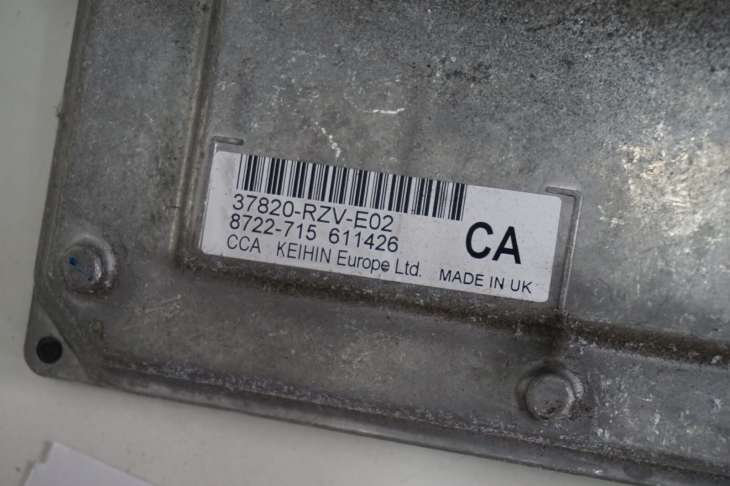 HONDA CR-V III 2007-2012R 2.0B I-VTEC KOMPUTER STEROWNIK SILNIKA ZESTAW STARTOWY 37820-RZV-E02 NR.193 - obrazek 4