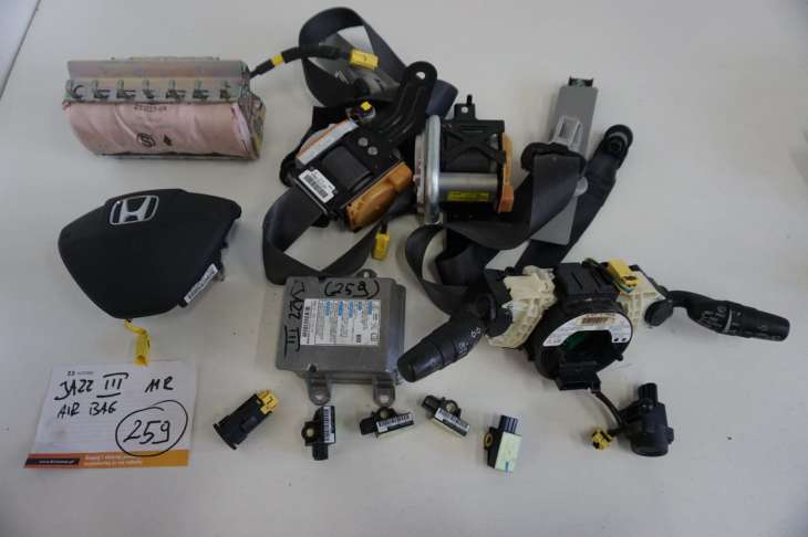 HONDA JAZZ III ZESTAW AIRBAG PODUSZKI PASY BEZPIECZENSTWA STEROWNIK 77960-tf0-E821-M3