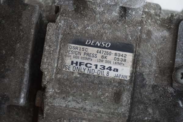 HONDA CR-V III 2008-2012R 2.2 DIESEL KOMPRESOR KLIMATYZACJI 447260-6342 HFC134A USZKODZONY! - obrazek 10