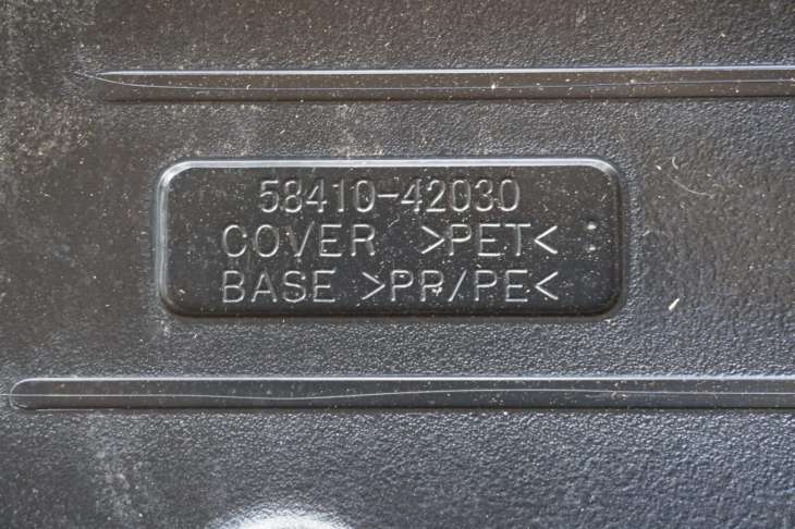 TOYOTA RAV4 III 2009R WYKLADZINA PODLOGA BAGAZNIKA 58410-42030 ; 58415-42020 - obrazek 4