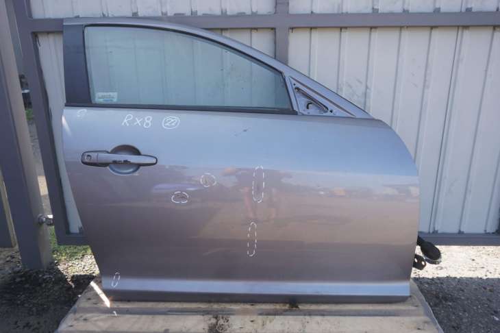 MAZDA RX-8 DRZWI PRAWE PRZEDNIE SZARE