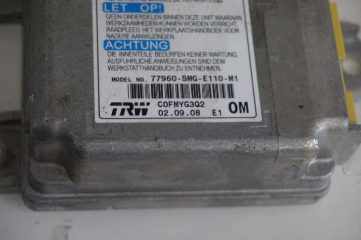 HONDA CIVIC VIII UFO PODUSZKI POWIETRZNE 77960-SMG-E110-M1 - obrazek 9
