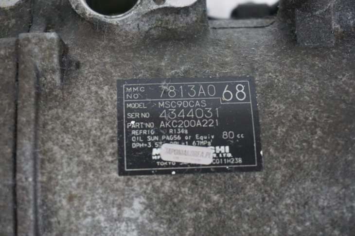 MITSUBISHI LANCER VIII KOMPRESOR KLIMATYZACJI 7813A068 NR. - obrazek 5