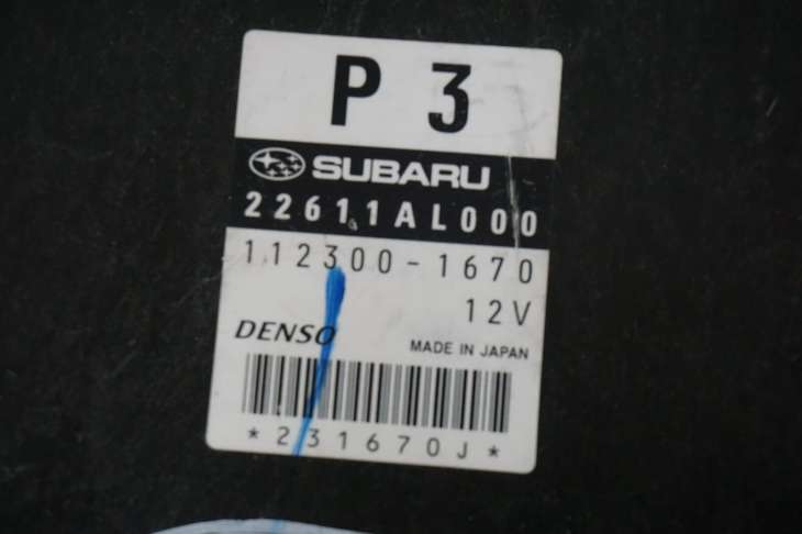 SUBARU LEGACY IV OUTBACK III 2004-2008R KOMPUTER STEROWNIK SILNIKA 22611AL000 - obrazek 7