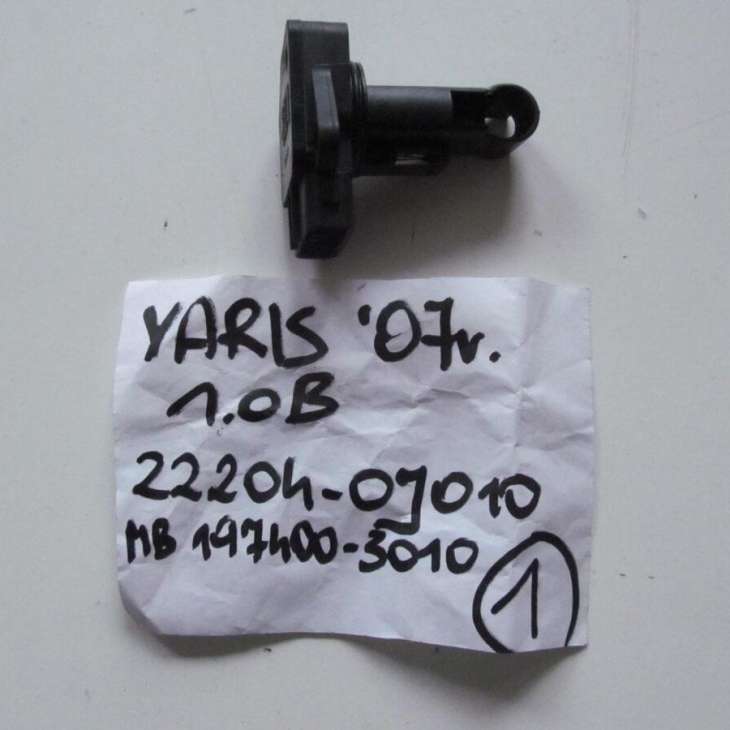 Toyota Yaris I 1.0b 07r Przepływomierz 22204-0j010