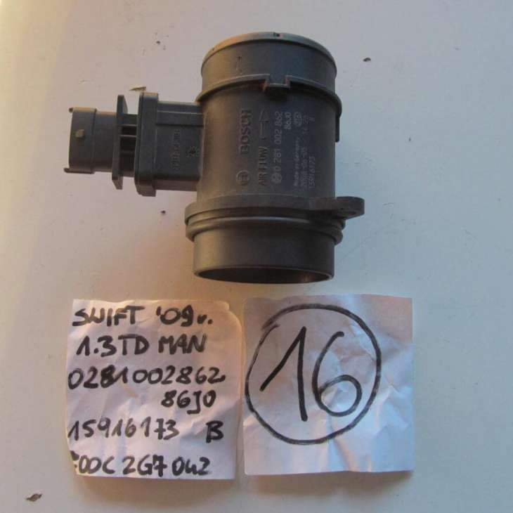 Suzuki Swift III Mk6 1.3 Ddis 2009r Przepływomierz 0281002862