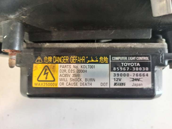 Lexus Gs300 99r Lampa Prawa Przód Xenon Uk - obrazek 10