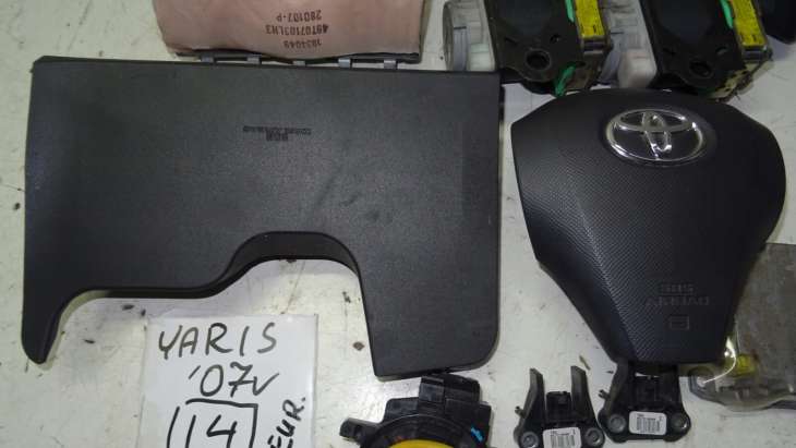 Toyota Yaris II 07r Airbag Komplet 89170-0d218 - obrazek 2