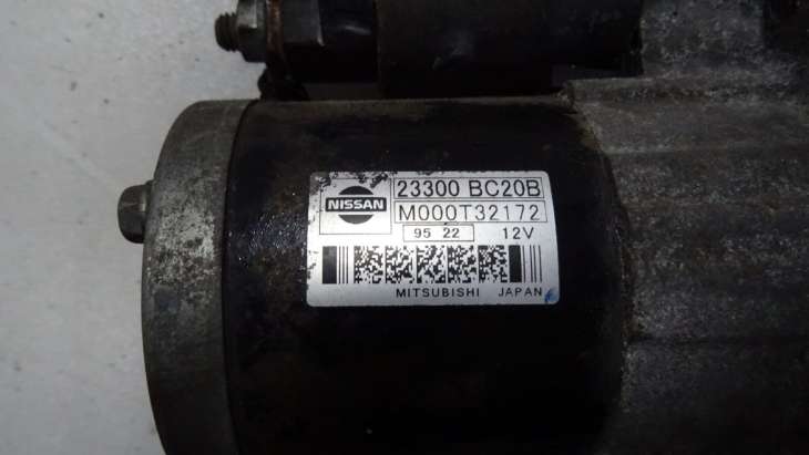 Nissan Note E11 1.6b Rozrusznik 23300bc20b M000t32172 - obrazek 3