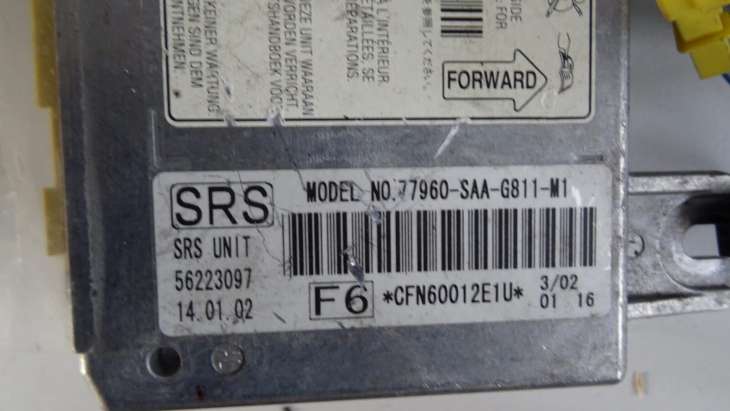 Honda Jazz I 2003r Poduszki Powietrzne 77960-Saa-G811-M1 - obrazek 2
