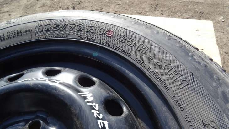 Subaru Koło Dojazdowe 14 5x100 185/70r14 - obrazek 6