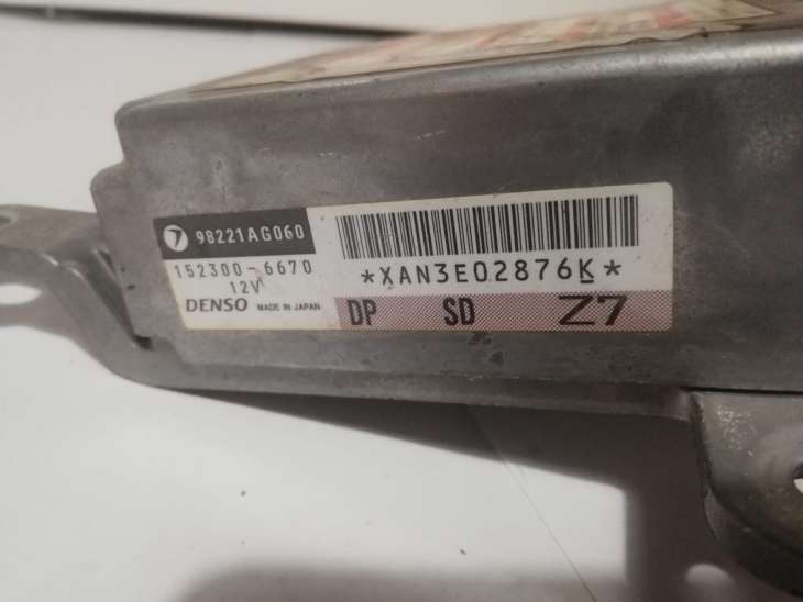 Subaru Legacy Outback Sensor Sterownik Poduszek Air Bag 98221ag060 - obrazek 3