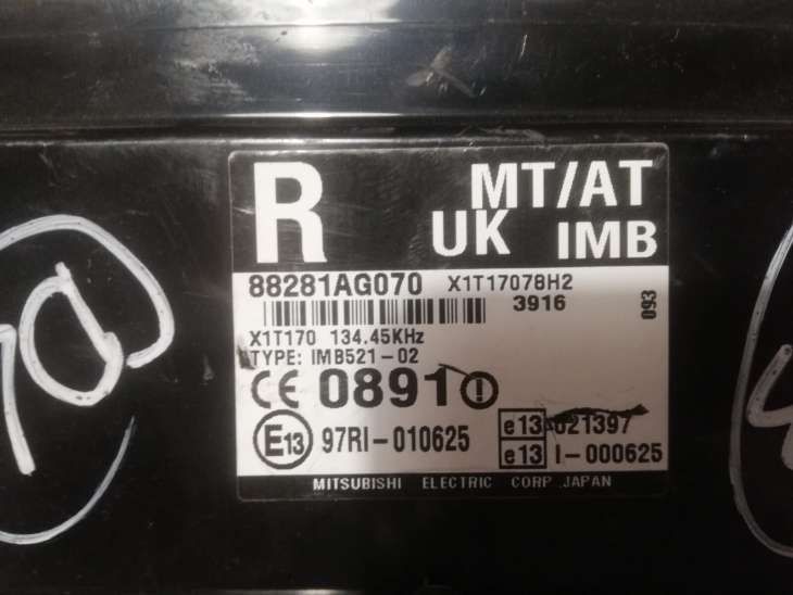 Subaru Legacy IV Moduł Komfortu Sterownik 88281ag070 - obrazek 3