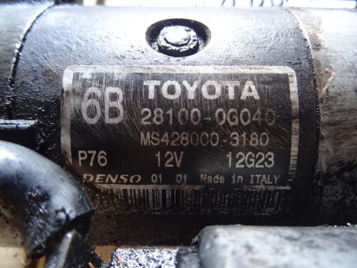Toyota Auris I 2.0d Rozrusznik 28100-0g040 - obrazek 2