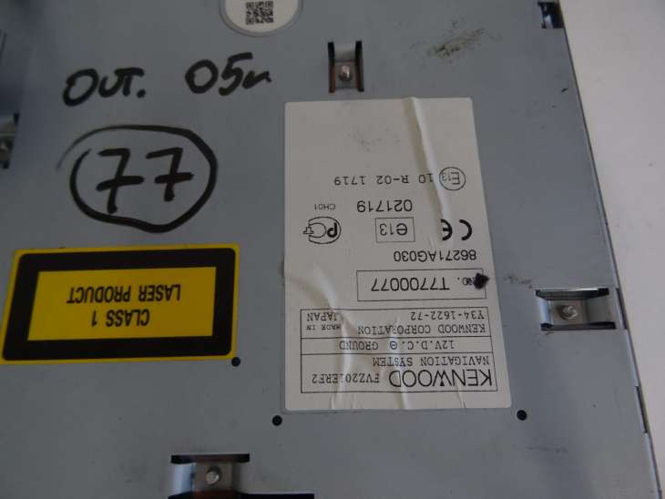 Subaru Outback III Nawigacja 86281ag080 86271ag030 Nr.77 - obrazek 4