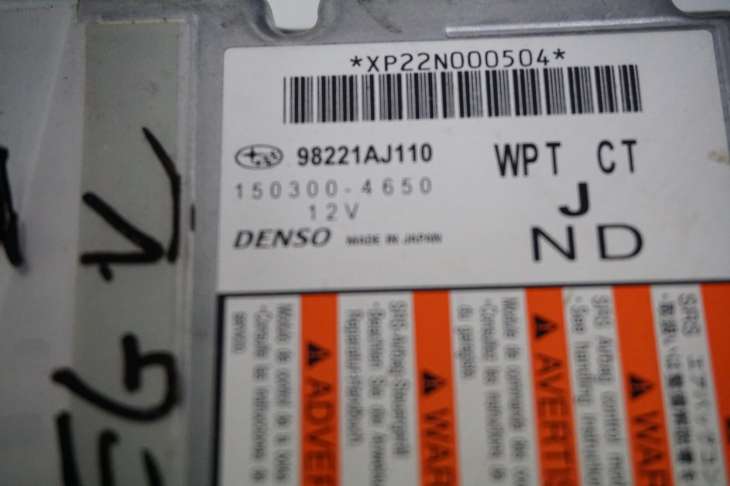 Subaru Outback IV Poduszki Powietrzne 98221aj110 27582aj000 - obrazek 2