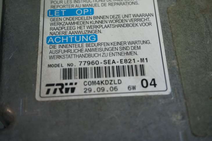 Honda Accord VII Poduszki Powietrzne 77960-Sea-E821-M1 77970-Sea-E818-M1 - obrazek 2