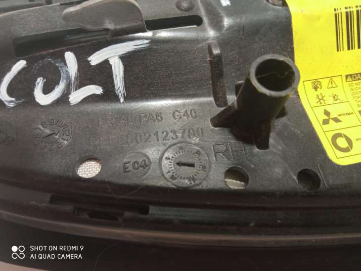 Mitsubishi Colt Poduszka Fotela Air Bag Prawa Przód 602123700 - obrazek 4
