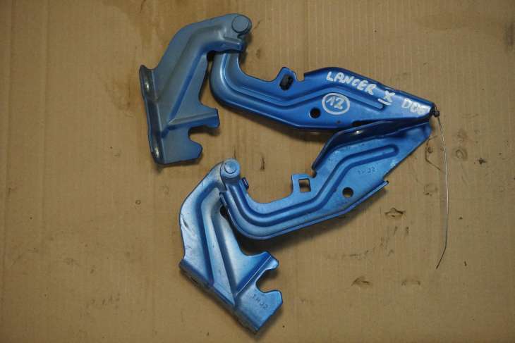 MITSUBISHI LANCER X VIII SPORTBACK ZAWIASY ZAWIAS MASKI 5905A089 ; 5905A090 KOLOR D06B 2007-2017r 1.8B 4B10 76tys