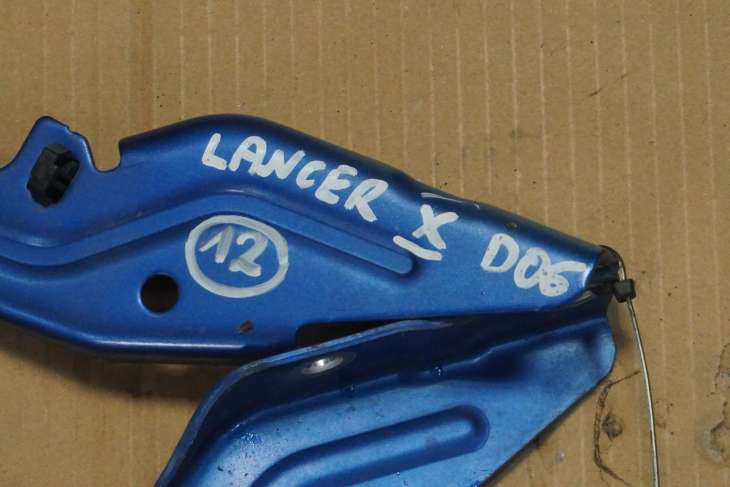 MITSUBISHI LANCER X VIII SPORTBACK ZAWIASY ZAWIAS MASKI 5905A089 ; 5905A090 KOLOR D06B 2007-2017r 1.8B 4B10 76tys - obrazek 2