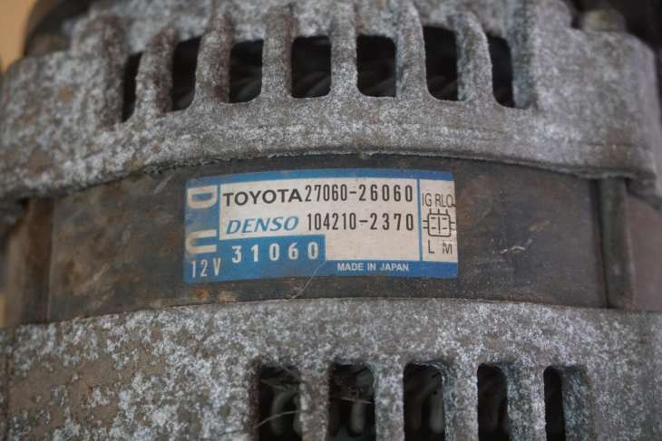TOYOTA RAV4 RAV-4 III ALTERNATOR 27060-26060 104210-2370 - obrazek 2