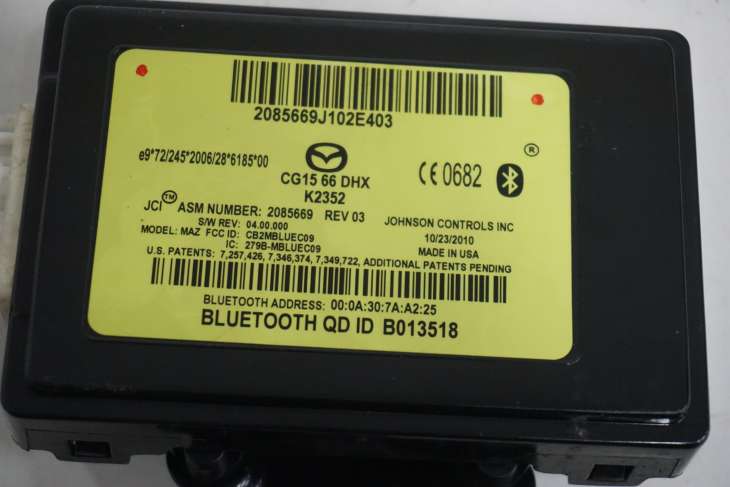 MAZDA 5 II CW MODUŁ STEROWNIK BLUETOOTH CG1566DHX - obrazek 3