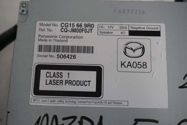 MAZDA 5 II RADIOODTWARZACZ CG15669R0 - obrazek 7