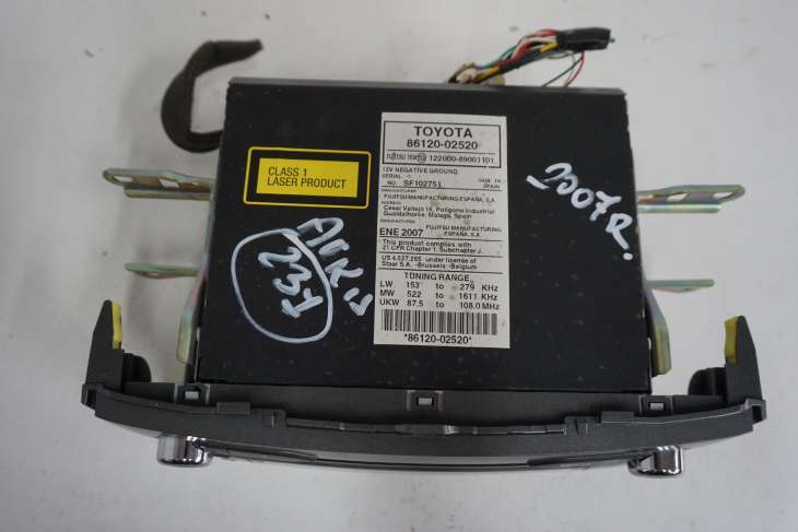 TOYOTA AURIS I RADIOODTWARZACZ 86120-02520 - obrazek 3