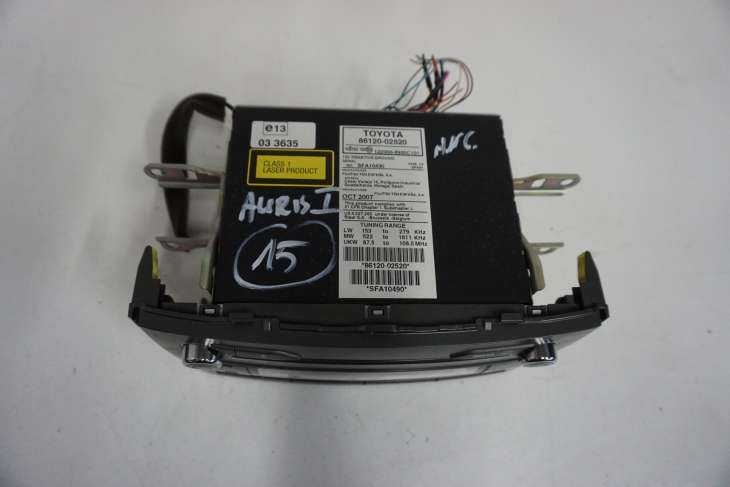 TOYOTA AURIS I RADIOODTWARZACZ 86120-02520 - obrazek 7