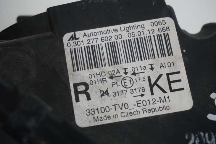 HONDA CIVIC IX LAMPA PRZEDNIA PRAWA 33100-TV0-E012-M1 - obrazek 7