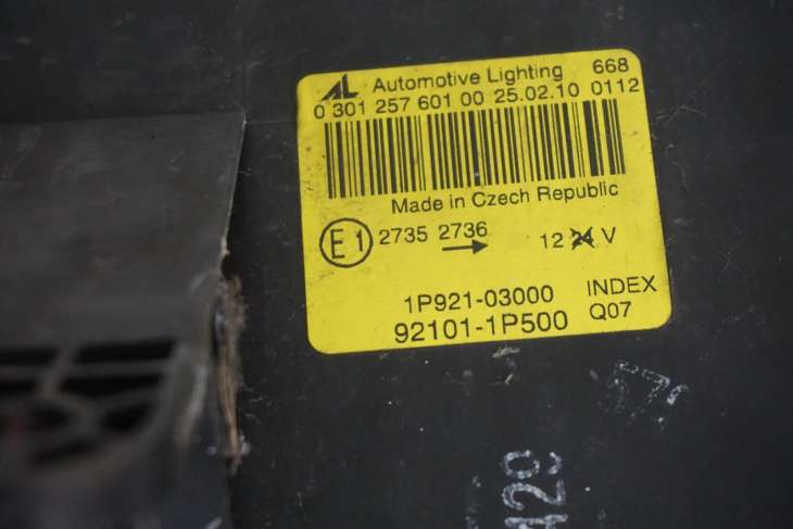KIA VENGA I LAMPA RZEDNIE LEWE 92101-1P500 - obrazek 7