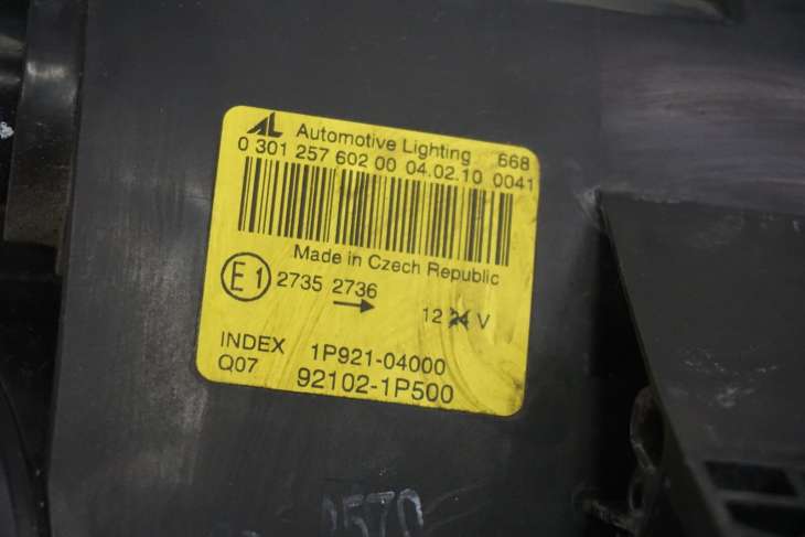 KIA VENGA I LAMPA PRZEDNIA PRAWE 92102-1P500 - obrazek 9